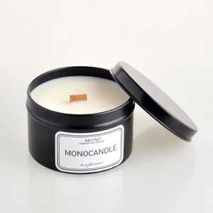 Black-Tin Candle